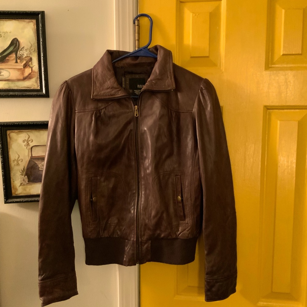 Leather jacket